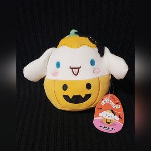 Squishmallows Sanrio 2023 Halloween 7" Cinnamoroll Pumpkin Plush NWT